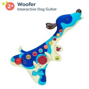 🎸B. toys Woofer✨Interactive Dog Guitar🎼Musical Toys💖3Music Modes